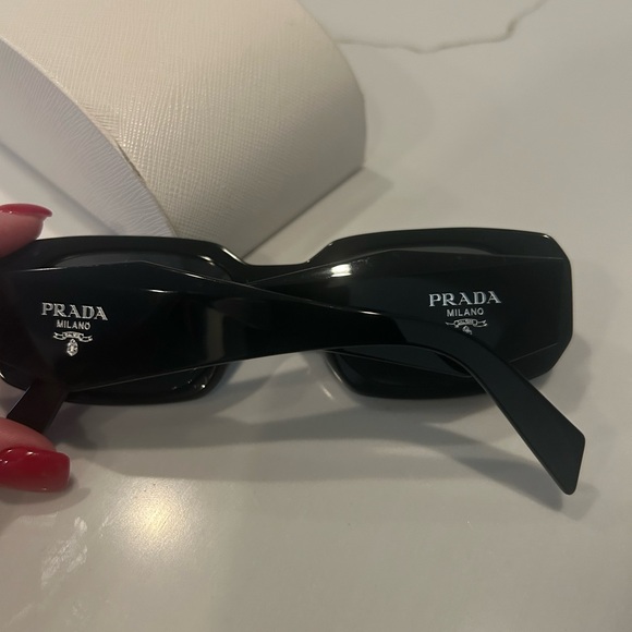 Prada Symbole Black Sunglasses - Picture 5 of 9